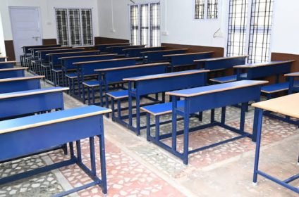 class room of Aaliyah College of Nursing, Mangalore