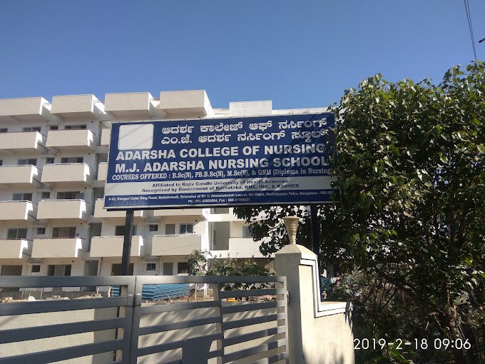 Adarsha College of Nursing Bangalore