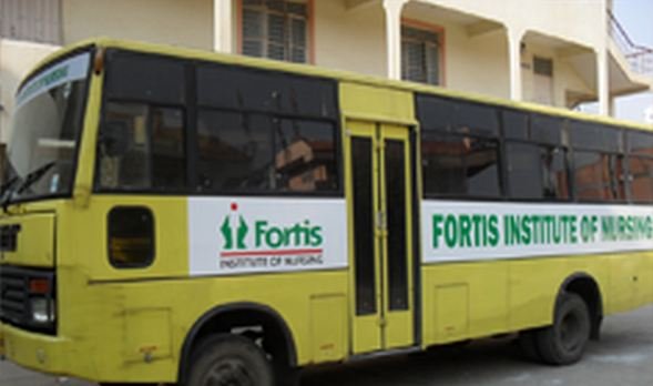 Students learning at Fortis Institute of Nursing Bangalore.