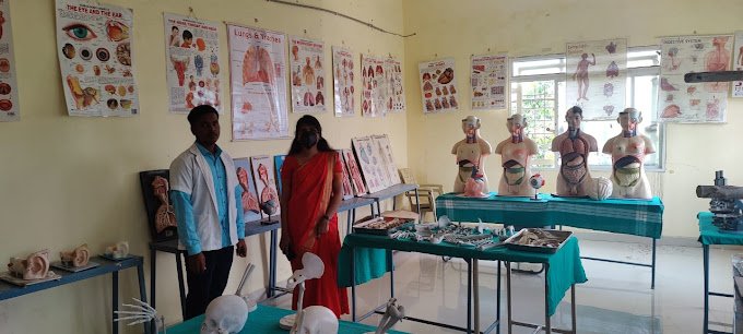 Students at Sri Vijayakumar College of Nursing Gulbarga Bangalore engaged in learning activities.