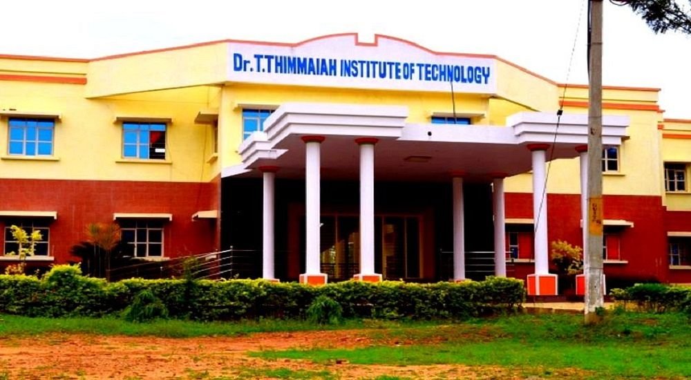 Dr T Thimmaiah Institute of Technology Bangalore