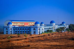 Anjuman Institute of Technology and Management Bhatkal building exterior, showcasing its modern architecture and spacious campus.